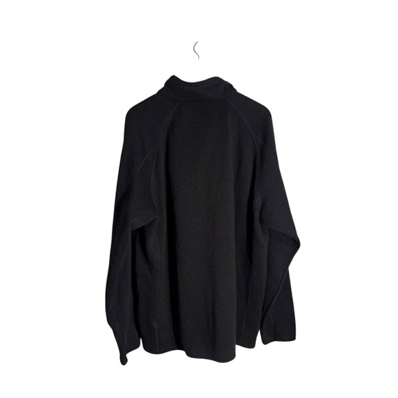 Patagonia Men's Better Sweater Quarter Zip Fleece Jacket Outdoor Black Size XXL - Picture 4 of 5